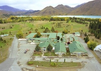 Aerial view of Otematata Lakes Hotel